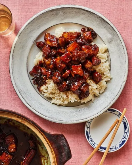 Erchen Chang's Flavorful Creations for Taiwanese Braised Pork Belly and Fried Daikon Cubes
