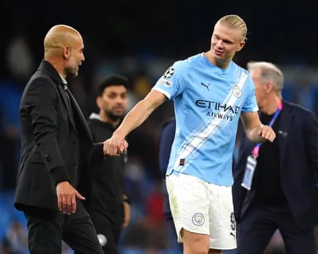 Erling Haaland Joins Exclusive UCL Half-Century Group, Praised by Pep as Ronaldo and Lionel Messi's Equal