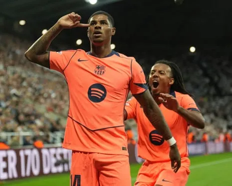 Forward spoils the Magpies' important evening and declares: ‘I’m evolving at the Catalan club’