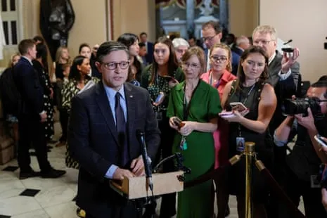 Congress Passes Funding Measure as Democrats Decry Medical Cuts: “We Don’t Serve Trump”