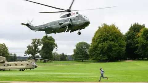 The US President Rerouted and Forced to Swap Aircraft On the Way to Stansted